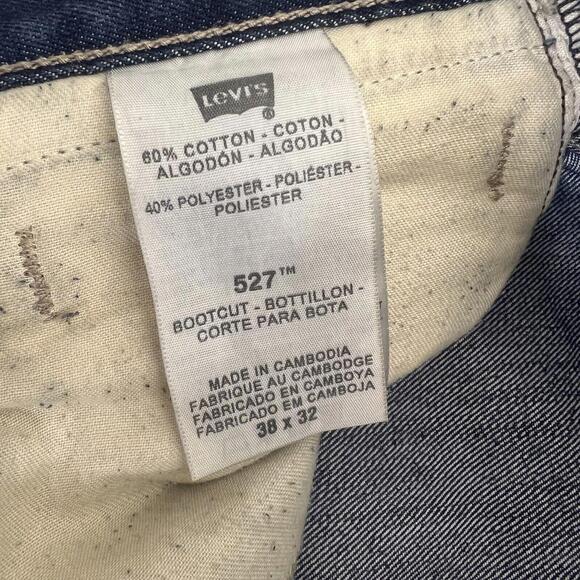 Levi's 527 Bootcut Jeans Men's 38x32 Medium Wash Western Rancher EUC - Picture 9 of 9